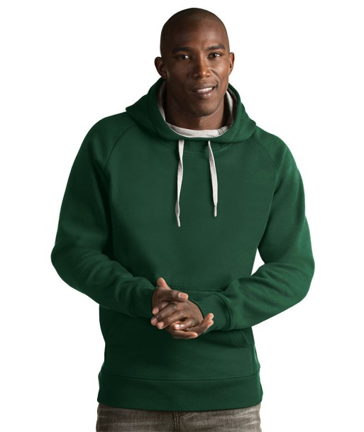 Antigua: Men's Essentials Hood Pullover - Victory Dark Pine 101182 la chaussure