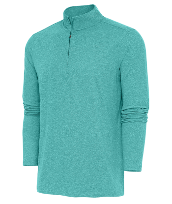 Antigua: Men's Essentials 1/4 Zip Pullover - Harbor Heather Hunk 104958 pas cher chine