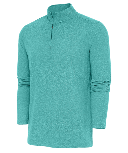 Antigua: Men's Essentials 1/4 Zip Pullover - Harbor Heather Hunk 104958 pas cher chine