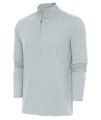 Antigua: Men's Essentials 1/4 Zip Pullover - Skyscraper/Heather Hunk 104958 Livraison rapide