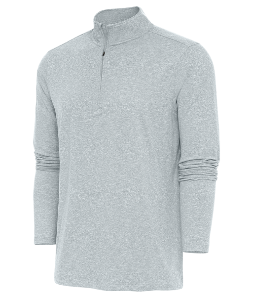 Antigua: Men's Essentials 1/4 Zip Pullover - Skyscraper/Heather Hunk 104958 Livraison rapide