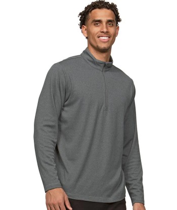 Antigua: Men's Essentials 1/4 Zip Pullover - Charcoal Heather Epic 104642 le concept de la Pate a emporter 