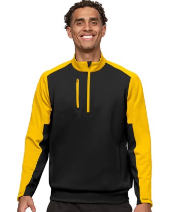 Antigua: Men's Essentials Pullover - Team Black/Gold 104646 Fin de série