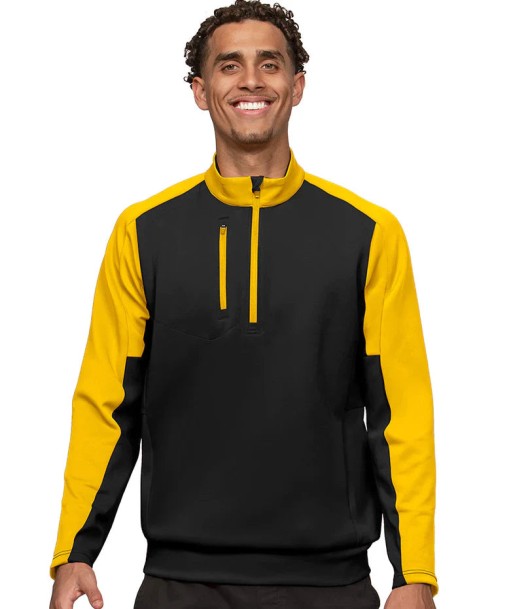 Antigua: Men's Essentials Pullover - Team Black/Gold 104646 Fin de série