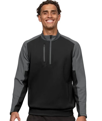 Antigua: Men's Essentials Pullover - Team Black/Carbon 104646 les muscles