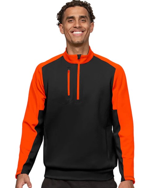 Antigua: Men's Essentials Pullover - Team Black/Mango 104646 vente chaude votre 