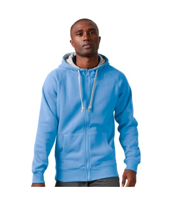 Antigua: Men's Essentials Full Zip Jacket - Victory Columbia Blue 101183 français