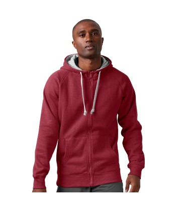 Antigua: Men's Essentials Full Zip Jacket - Victory Cardinal Red 101183 de l' environnement