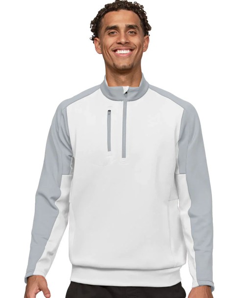 Antigua: Men's Essentials Pullover - Team White/Silver 104646 Pour