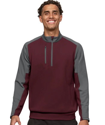 Antigua: Men's Essentials Pullover - Team Maroon/Carbon 104646 à prix réduit toute l'année