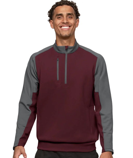 Antigua: Men's Essentials Pullover - Team Maroon/Carbon 104646 à prix réduit toute l'année