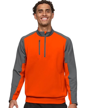 Antigua: Men's Essentials Pullover - Team Mango/Carbon 104646 pas cheres