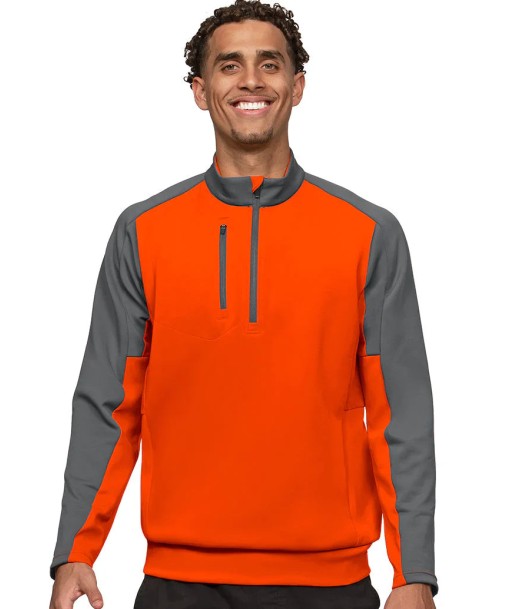 Antigua: Men's Essentials Pullover - Team Mango/Carbon 104646 pas cheres