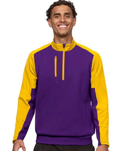 Antigua: Men's Essentials Pullover - Team Dark Purple/Gold 104646 Paris Déstockage Promo