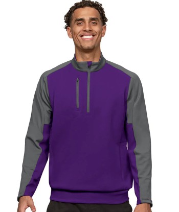 Antigua: Men's Essentials Pullover - Team Dark Purple/Carbon 104646 Par le système avancé 