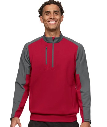 Antigua: Men's Essentials Pullover - Team Cardinal Red/Carbon 104646 store