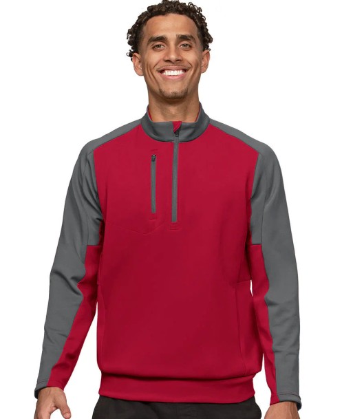 Antigua: Men's Essentials Pullover - Team Cardinal Red/Carbon 104646 store