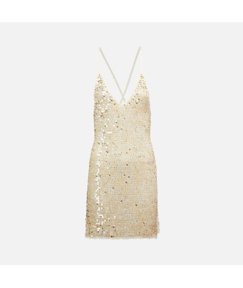 Retrofete Elliana Dress - Ivory / Gold Comparez plus de prix