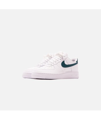 Nike WMNS Air Force 1 - White / Dark Teal Green / Sunset Pulse soldes