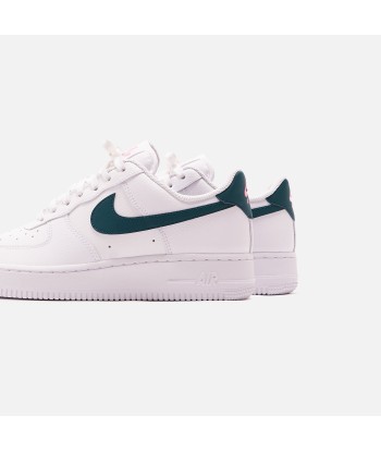 Nike WMNS Air Force 1 - White / Dark Teal Green / Sunset Pulse soldes