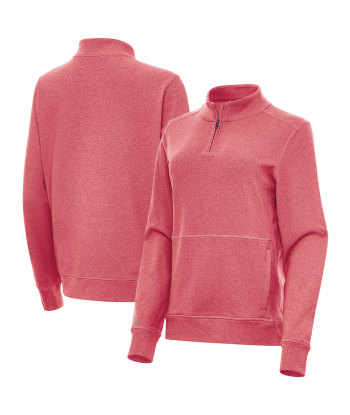 Antigua: Women's Essentials 1/4 Zip Fleece Pullover - Crush 105377 acheter en ligne