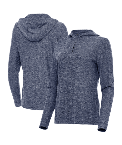 Antigua: Women's Essentials 1/4 Zip Hood - Daybreak 105668 Vous souhaitez 