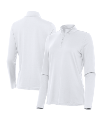 Antigua: Women's Essentials 1/4 Zip Pullover - Reprocess 105663 pas cher