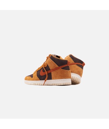 Nike Dunk Hi Retro Premium - Velvet Brown / Dark Russet / Dark Curry / Sail en ligne des produits 