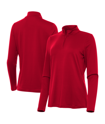 Antigua: Women's Essentials 1/4 Zip Pullover - Reprocess 105663 pas cher