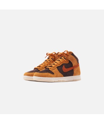 Nike Dunk Hi Retro Premium - Velvet Brown / Dark Russet / Dark Curry / Sail en ligne des produits 