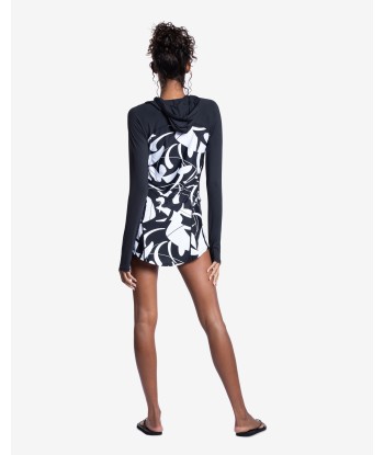 BloqUV x JANTZEN Collab: Women's UPF 50+ Hoodie Dress (2009J) - Botanical Domino Voir les baskets