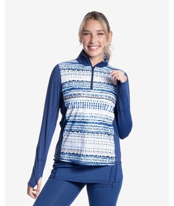 BloqUV x JANTZEN Collab: Women's UPF 50+ Relaxed Mock Zip Top (3002J) - Water Dunes suggérées chez