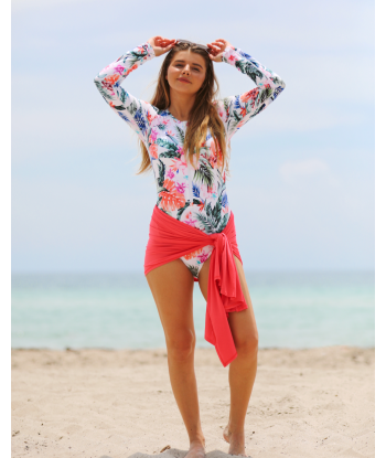 BloqUV x JANTZEN Collab: Women's UPF 50+ Paddle Suit (24350J) - Hawaiian Terrace livraison et retour toujours gratuits