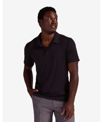 BloqUV: Men's UPF 50 Short Sleeve Polo (11004) - Black des créatures d'habitude