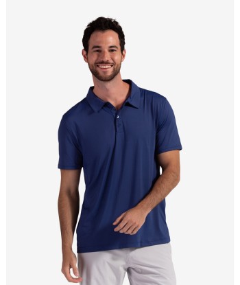 BloqUV: Men's UPF 50 Short Sleeve Polo (11004) - Navy acheter en ligne