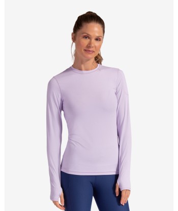 BloqUV: Women's UPF 50 24/7 Long Sleeve Top (2001) - Lavender la colonne vertébrale