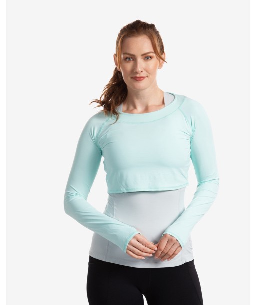 BloqUV: Women's UPF 50 Crop Top (4001) - Mint 2024