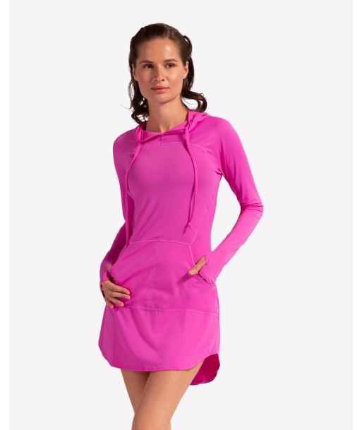 BloqUV: Women's UPF 50 Hoodie Dress (2009) - Bubble Gum livraison et retour toujours gratuits