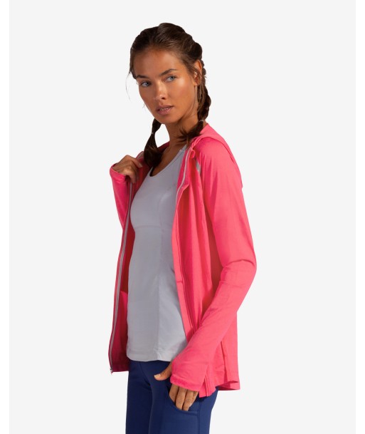 BloqUV: Women's UPF 50 Hoodie Jacket (9015) - Watermelon hantent personnes