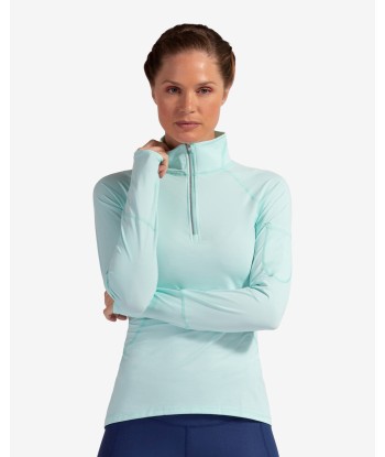 BloqUV: Women's UPF 50 Mock Zip Top (3001) - Mint pas cher chine