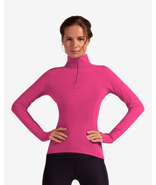 BloqUV: Women's UPF 50 Mock Zip Top (3001) - Passion Pink les ctes