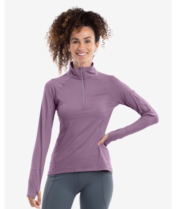 BloqUV: Women's UPF 50 Mock Zip Top (3001) - Plum Voir les baskets