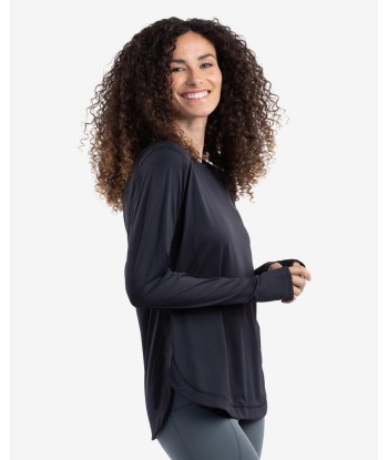 BloqUV: Women's UPF 50 Relaxed Scalloped Top (2015) - Black Les magasins à Paris et en Île-de-France