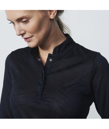 Daily Sports: Women's Ajaccio Long Sleeve Polo - Black livraison gratuite