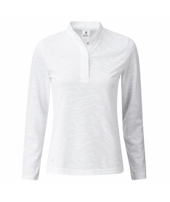 Daily Sports: Women's Ajaccio Long Sleeve Polo - White pas cher chine