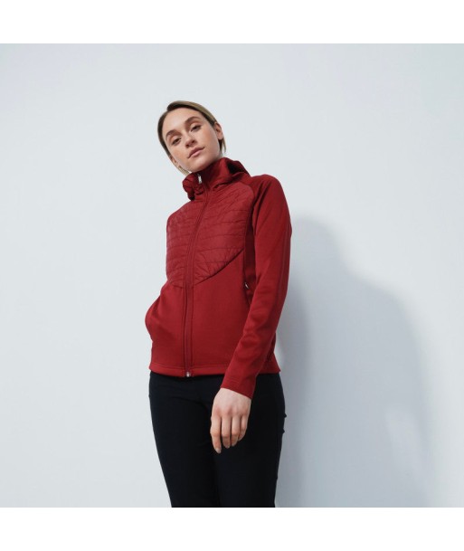 Daily Sports: Women's Allos Hybrid Jacket - Umbria Red de pas cher