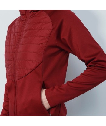 Daily Sports: Women's Allos Hybrid Jacket - Umbria Red de pas cher