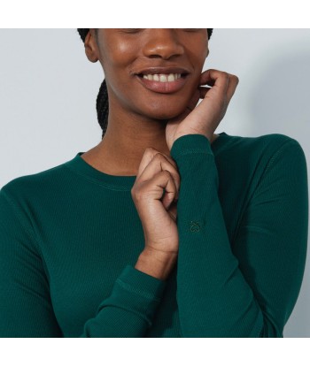 Daily Sports: Women's Ancona Long Sleeve Round Neck Top- Nori Green est présent 