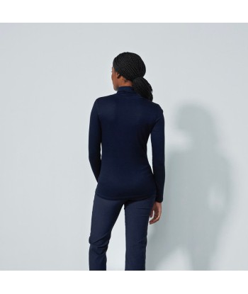 Daily Sports: Women's Ancona Long Sleeve Turtle Neck Top - Dark Navy Amélioration de cerveau avec