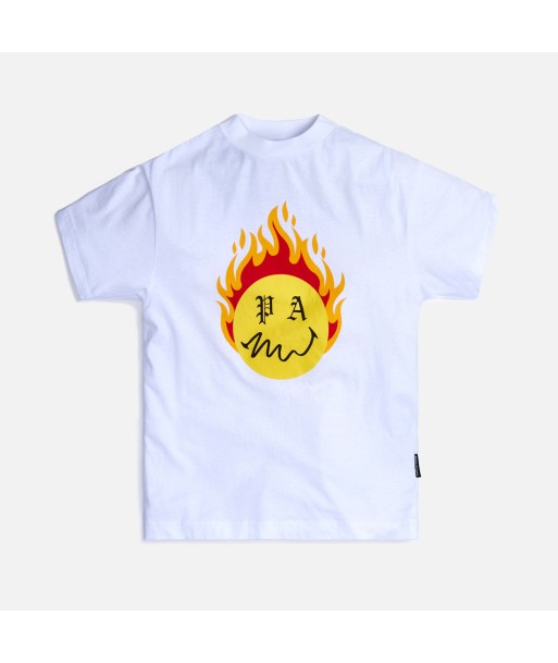 Palm Angels Burning Head Tee - White en linge